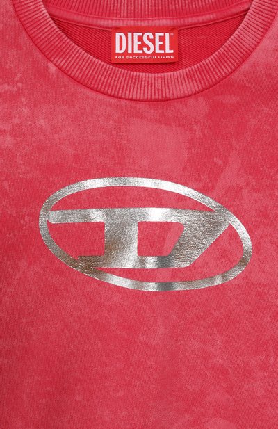 Хлопковый свитшот DIESEL, арт. J02256/KYAYK, фото 3