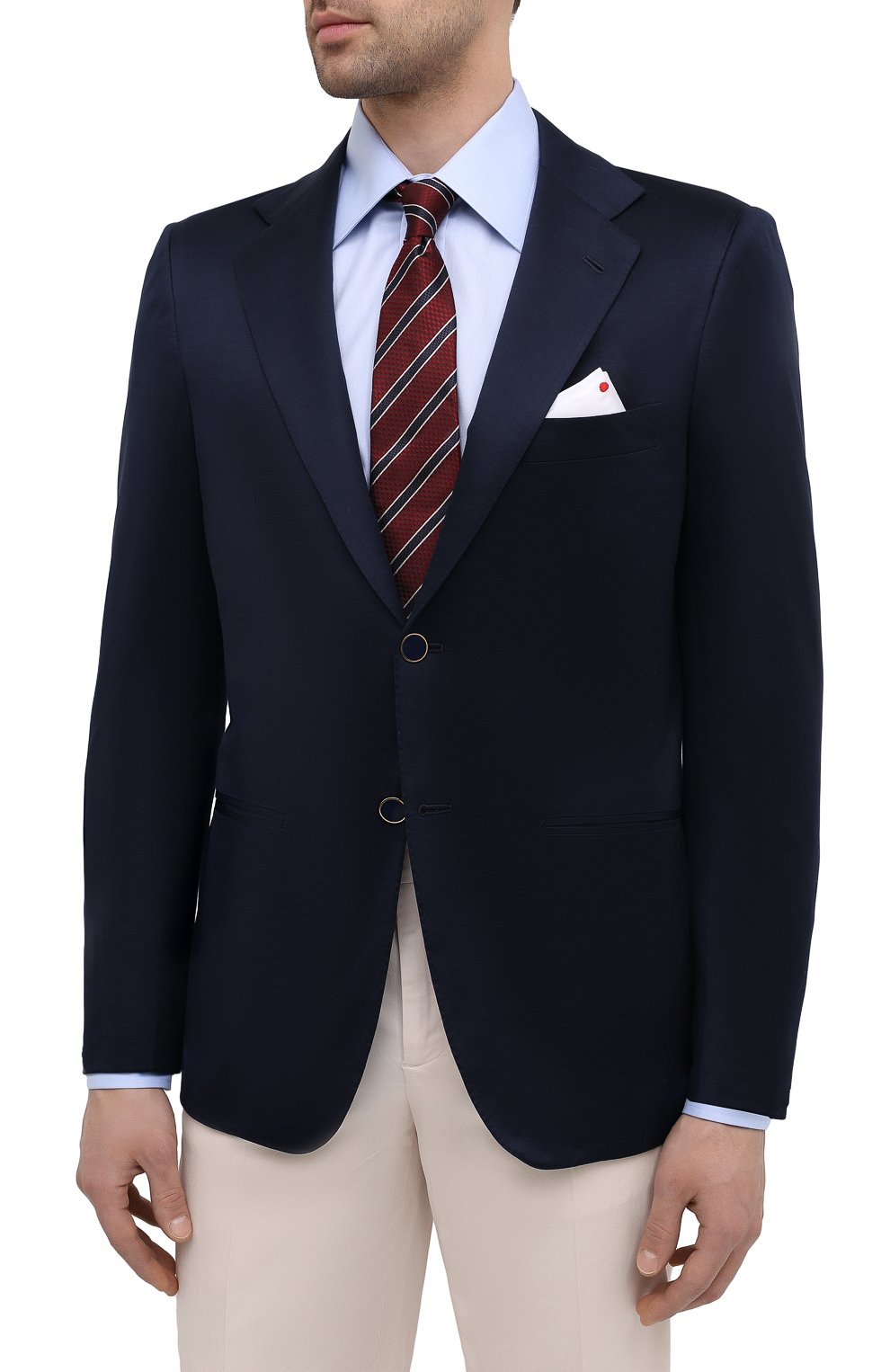 Хлопковый пиджак KITON, арт. UG81H07609, фото 3