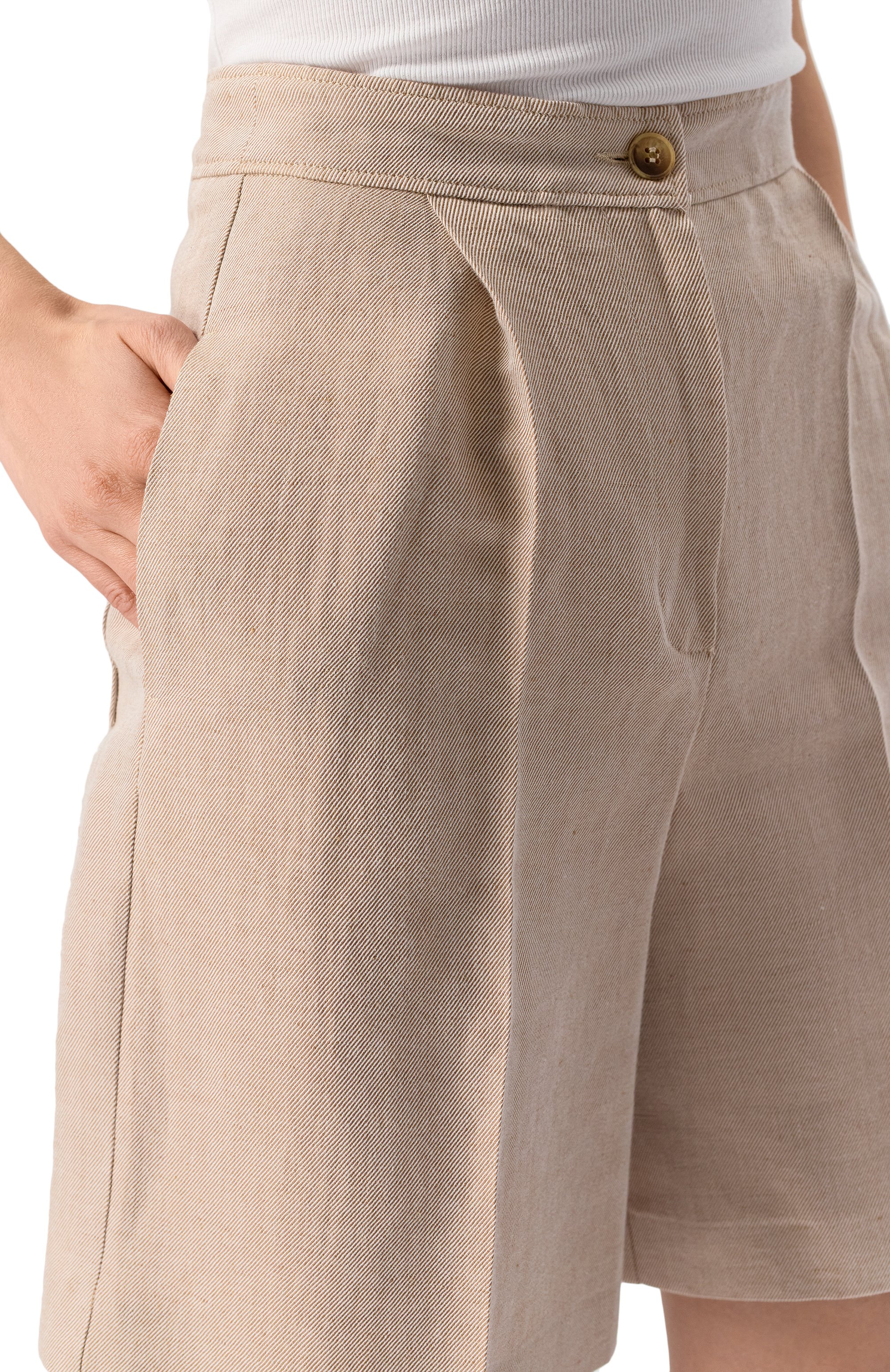 Шорты изо льна и хлопка BEATRICE .B, арт. 25FE1065CLI0, фото 5