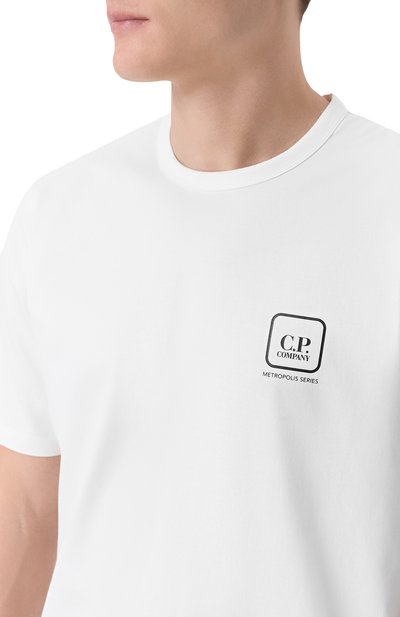 Хлопковая футболка C.P. COMPANY, арт. 20CLTS057A/006370W, фото 5