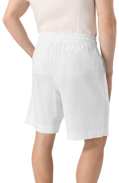 Шорты изо льна и вискозы EMPORIO ARMANI, арт. EM000681/AF12356, фото 4