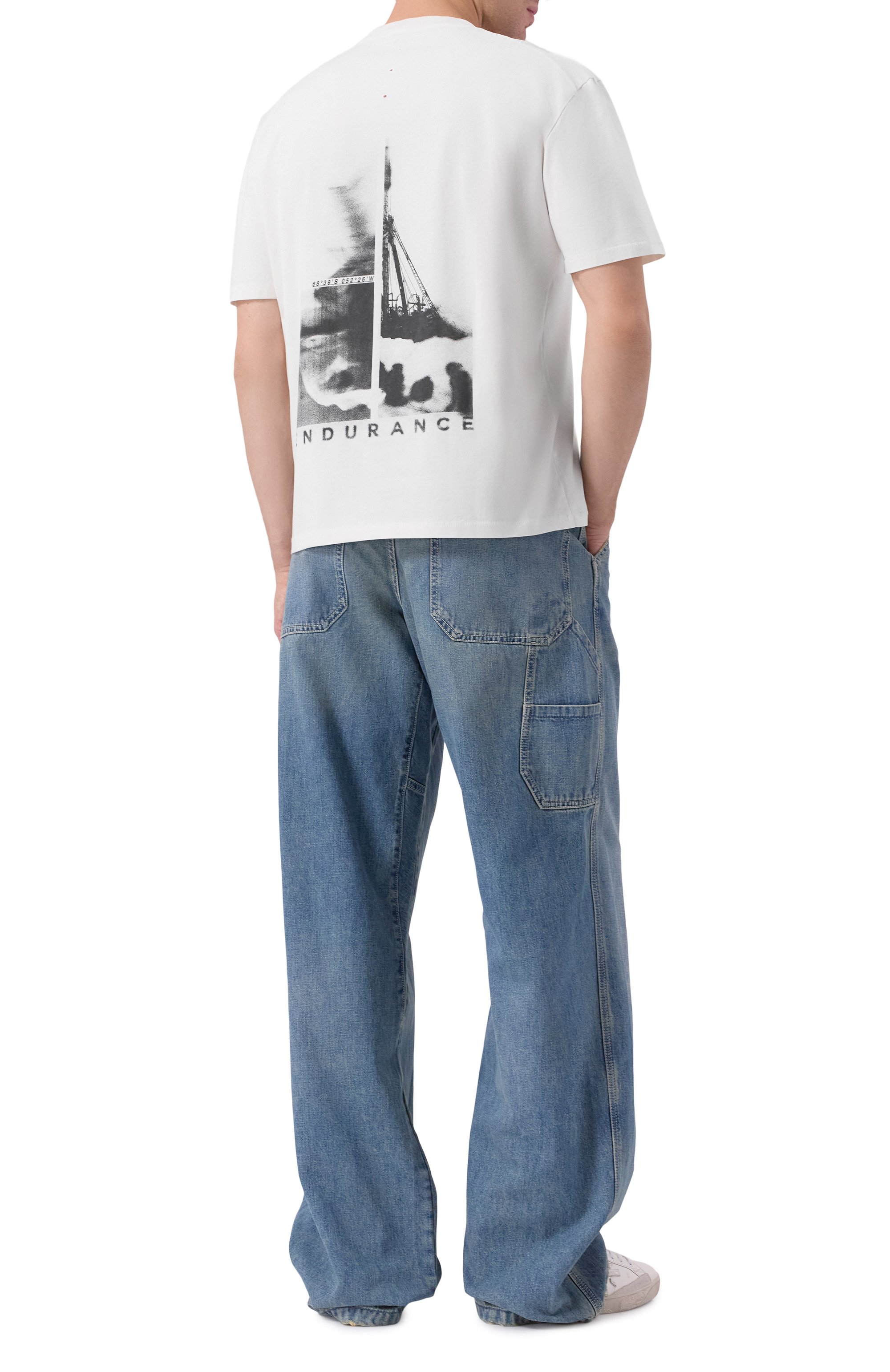 Хлопковая футболка PREMIATA белого цвета по цене 13500 руб., арт. PA1030/JERSEY, фото 2 Хлопковая футболка PREMIATA, арт. PA1030/JERSEY, фото 2