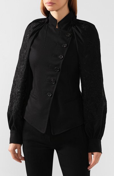 Шерстяной жакет ANN DEMEULEMEESTER, арт. 1902-1002-P-175-098, фото 3