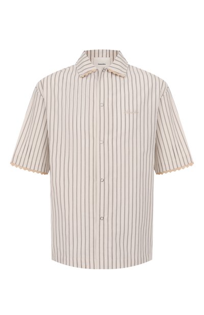 Мужская хлопковая рубашка NANUSHKA, арт. NM25SSTP10105