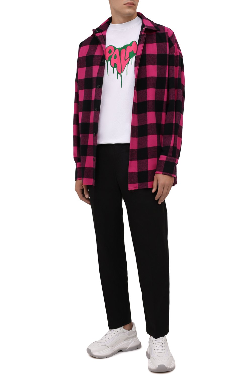 Хлопковая футболка PALM ANGELS, арт. PMAA001F21JER0220132, фото 2