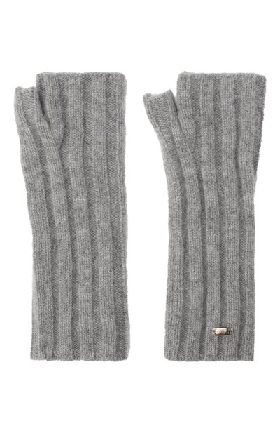 Кашемировые митенки HERNO серого цвета по цене 29050 руб., арт. MANIC006D/71040, фото 3 Кашемировые митенки HERNO, арт. MANIC006D/71040, фото 3