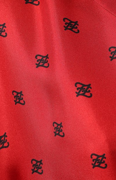Платье с поясом FENDI красного цвета по цене 255500 руб., арт. FDA673 A9DQ, фото 5 Платье с поясом FENDI, арт. FDA673 A9DQ, фото 5