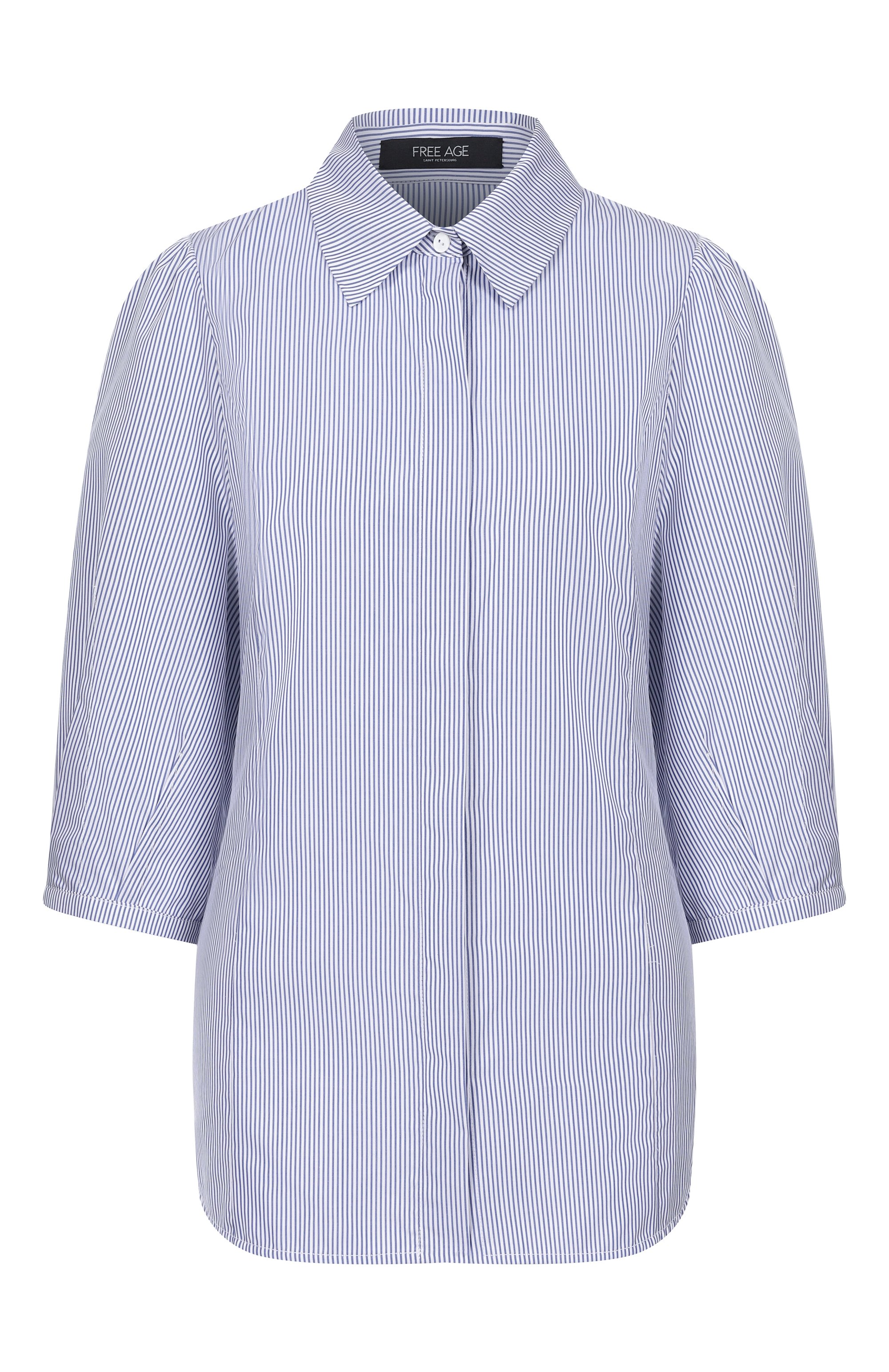 Хлопковая рубашка FREEAGE, арт. WS26.BL028S.1010.1049, фото 1