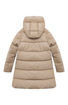 Детская утепленное пальто SAVE THE DUCK золотого цвета, арт. J45510G/TRISTA/BLIN19/4-8 | Фото 2 (Рукава: Длинные; Драгоценные камни: Проставлено; Материал внешний: Синтетический материал; Материал подклада: Синтетический материал; Материал сплава: Проставлено; Кросс-КТ: Зима, Утепленные; Ростовка одежда: 8 лет | 128 см, 6 лет | 116 см)