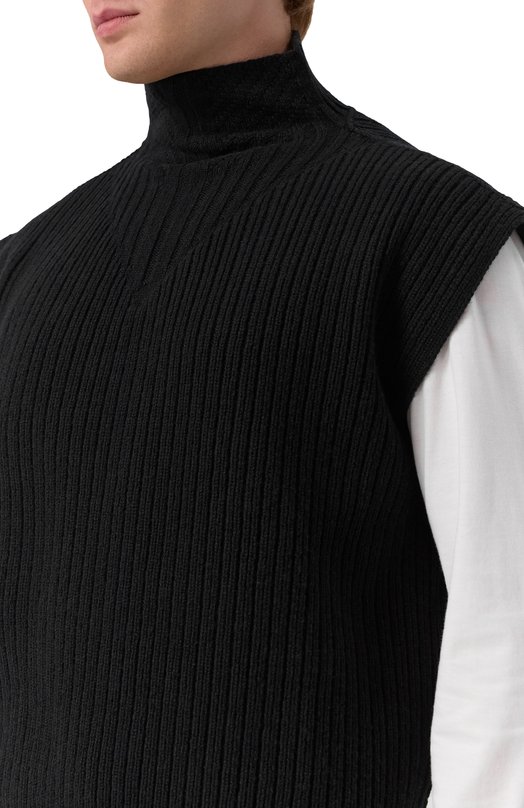 Шерстяной жилет Rick Owens RU02E1646/KWV Чёрный  RU02E1646/KWV Фото 5