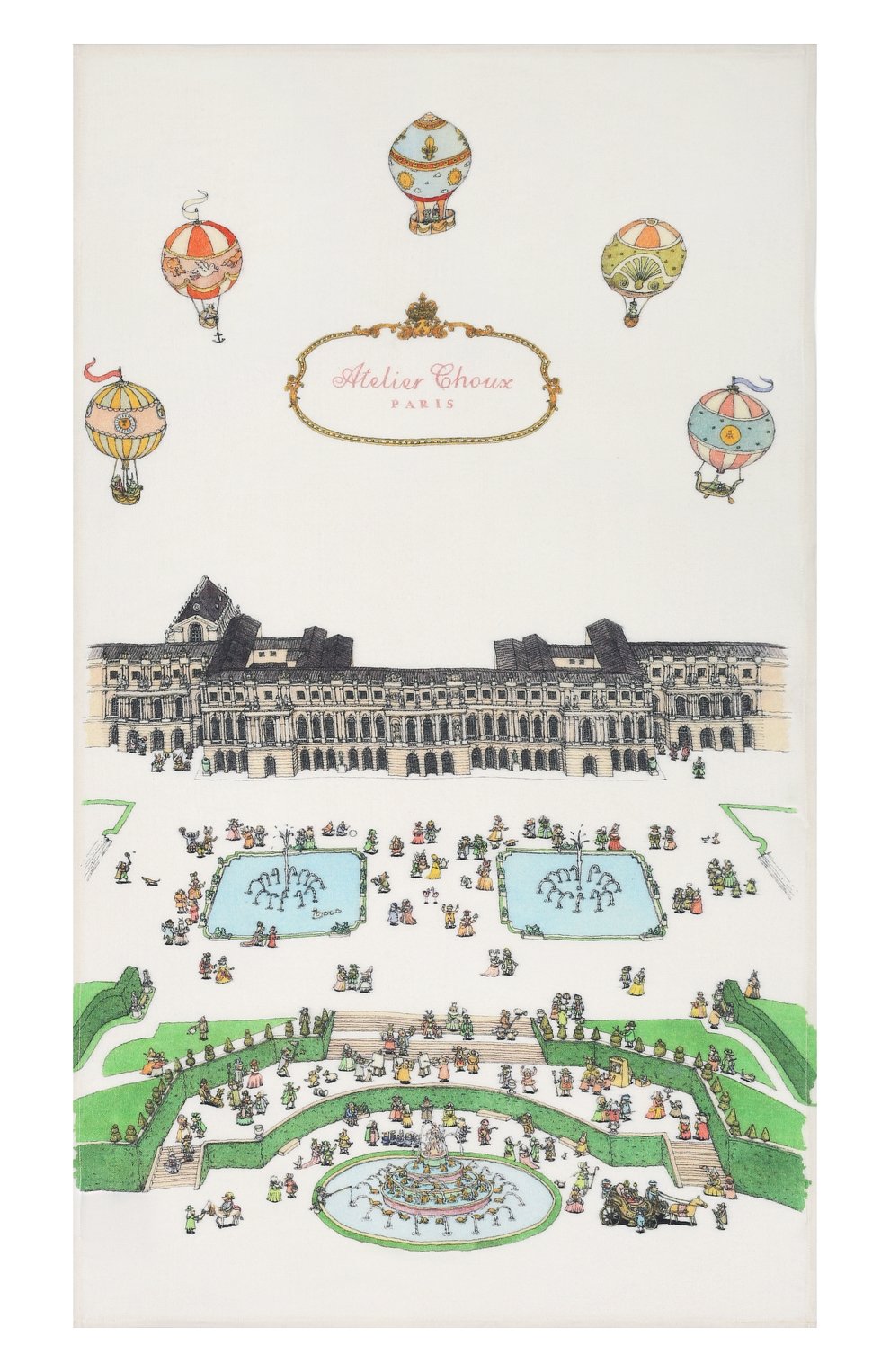 Одеяло из кашемира и шерсти ATELIER CHOUX, арт. CASHMERE BLANKET-VERSAILLES, фото 2