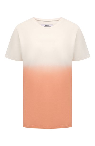 Женская хлопковая футболка 7 FOR ALL MANKIND, арт. JSLL9700FC