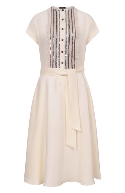 Женское льняное платье KITON, арт. D61341H09690