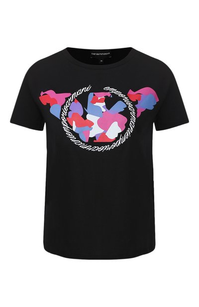 Женская хлопковая футболка EMPORIO ARMANI, арт. 3H2T7F/2J30Z