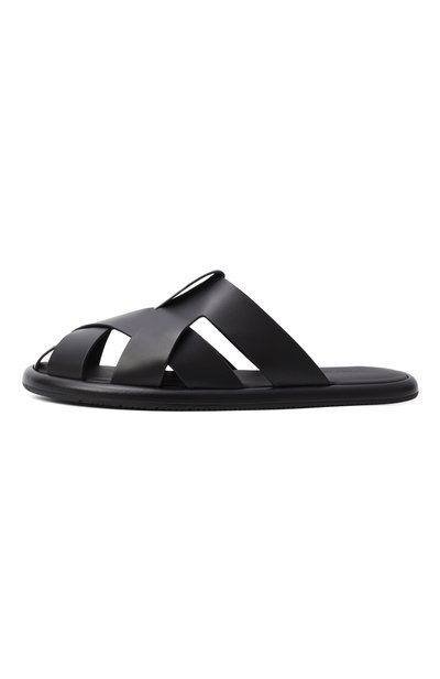 Кожаные шлепанцы GIORGIO ARMANI, арт. GM003255/AF24893, фото 3