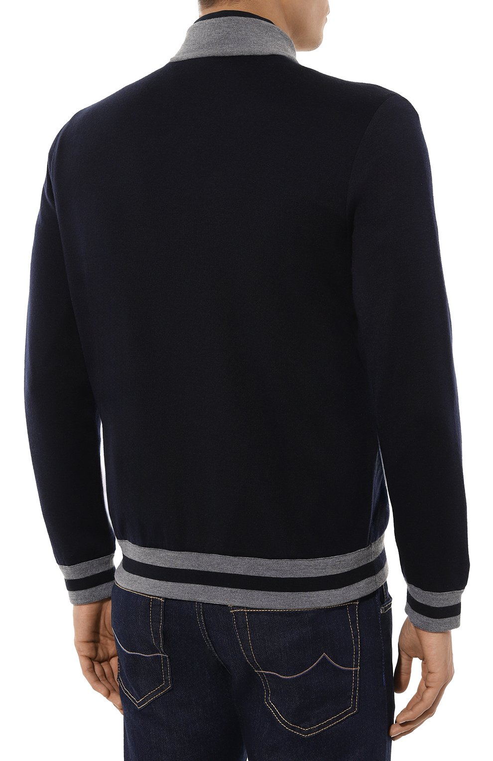 Кардиган из хлопка и кашемира ZILLI SPORT, арт. MBW-J0177-JEZI1/ML01_2, фото 4