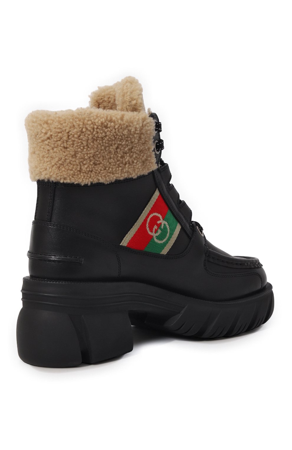 Кожаные ботинки romance GUCCI, арт. 670406 DTNH0, фото 5