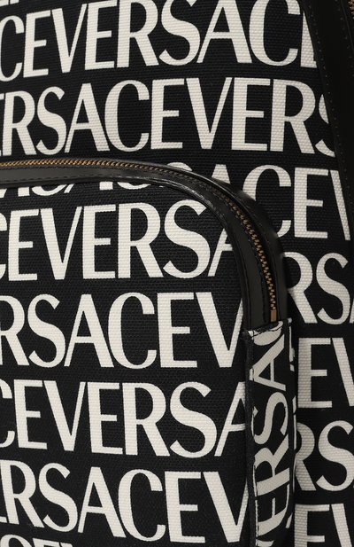 Рюкзак versace allover VERSACE черно-белого цвета по цене 146500 руб., арт. 1007703/1A06766, фото 3 Рюкзак versace allover VERSACE, арт. 1007703/1A06766, фото 3