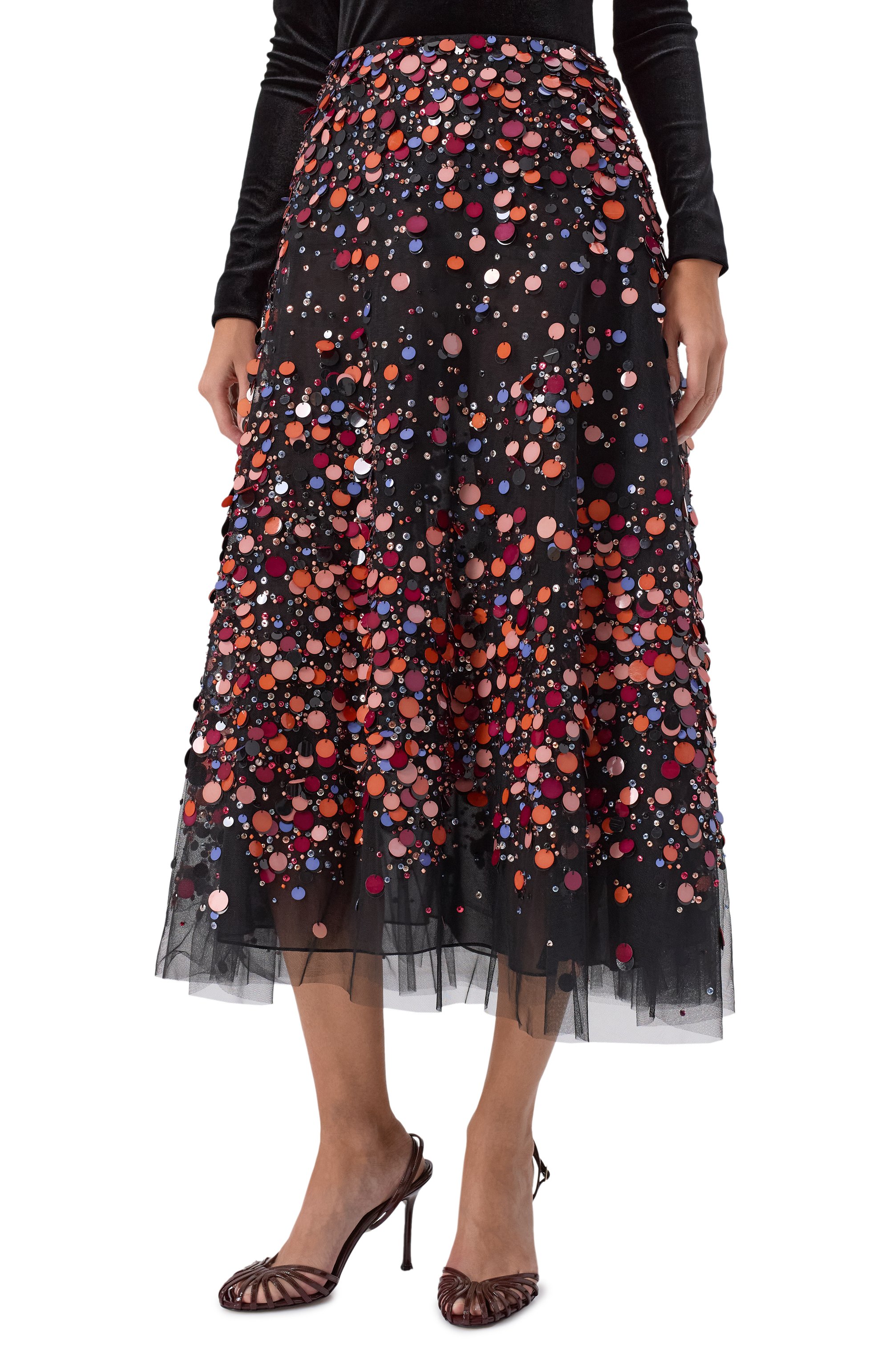 Юбка ELIE SAAB черного цвета по цене 843000 руб., арт. SK213NP25/BE038, фото 3 Юбка ELIE SAAB, арт. SK213NP25/BE038, фото 3