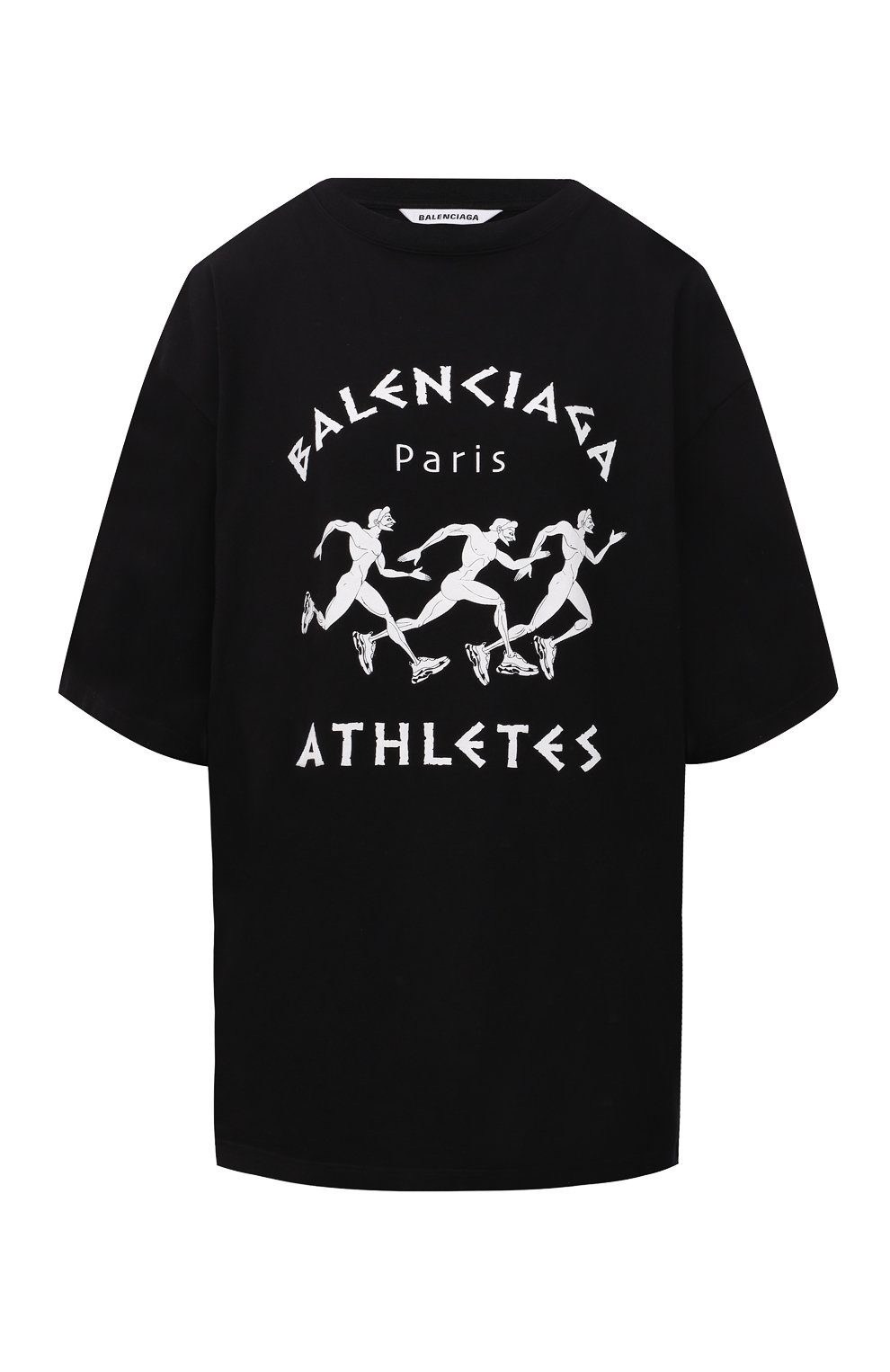 Хлопковая футболка BALENCIAGA черного цвета по цене 51450 руб., арт. 641532/TJVK6, фото 1 Хлопковая футболка BALENCIAGA, арт. 641532/TJVK6, фото 1