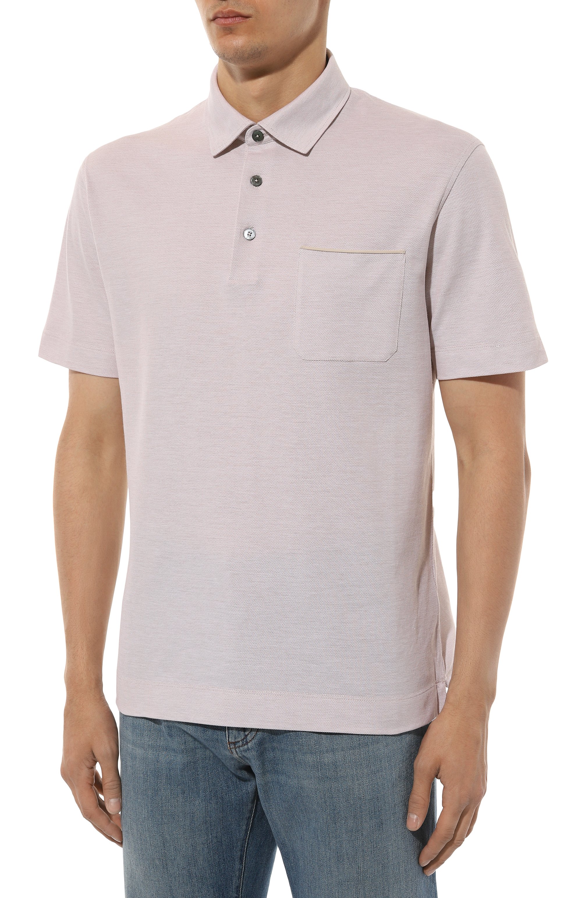 Хлопковое поло ZEGNA, арт. UB392A5/B752M01, фото 3