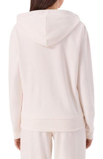 Худи из хлопка и лиоцелла BOSS кремового цвета по цене 13600 руб., арт. 50524760, фото 4 Худи из хлопка и лиоцелла BOSS, арт. 50524760, фото 4