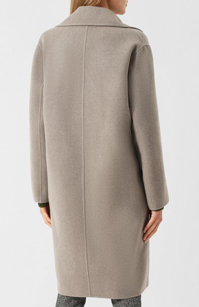 Однотонное кашемировое пальто с поясом BOTTEGA VENETA, арт. 522303/VD0D0, фото 4