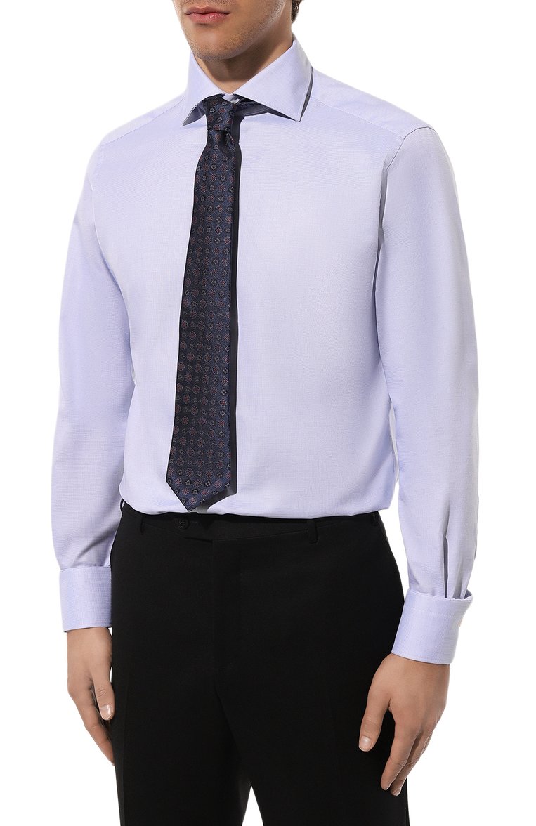 Хлопковая сорочка ZEGNA, арт. 703901A7/9MS0BA, фото 1