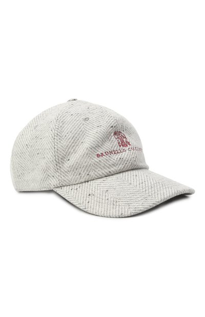 Мужская шерстяная бейсболка BRUNELLO CUCINELLI, арт. MV4229850