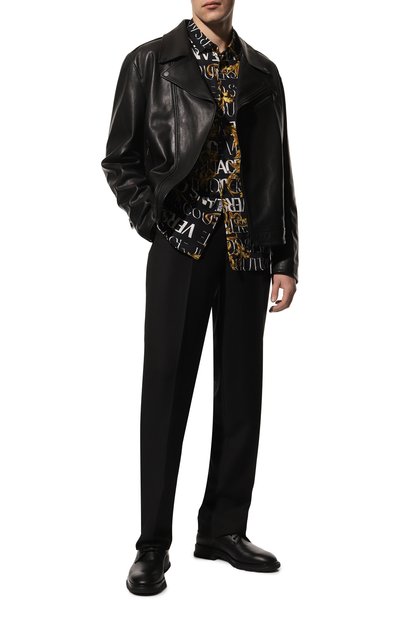 Рубашка из вискозы VERSACE JEANS COUTURE, арт. 73GAL2R0-73UP200 R PRINT L0G0 BAR0QUE/NS153, фото 2