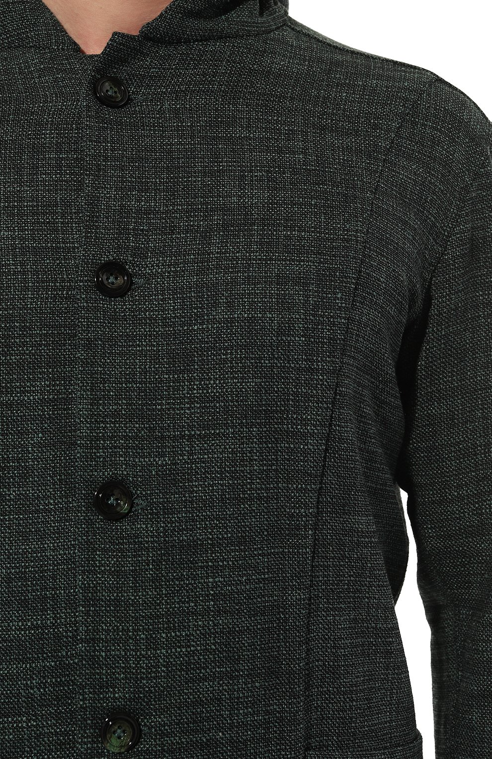 Куртка-рубашка из шерсти и шелка KITON, арт. UMCLUCAK0643C, фото 5