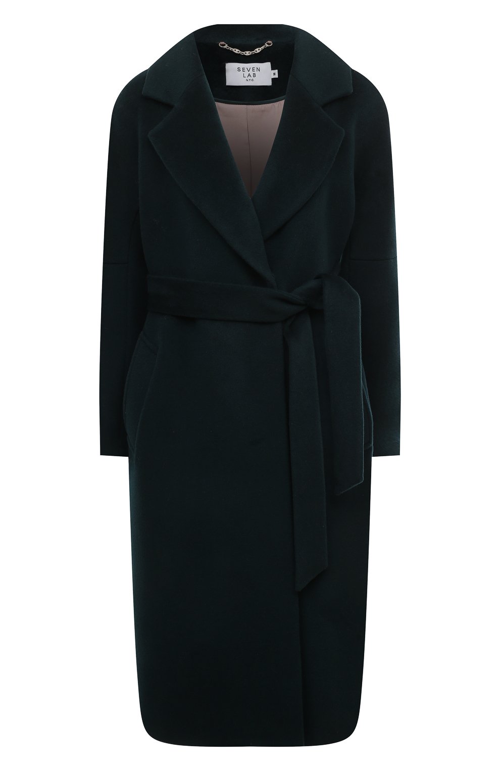Пальто из шерсти и кашемира SEVEN LAB зеленого цвета по цене 35700 руб., арт. C12 mallard green, фото 1 Пальто из шерсти и кашемира SEVEN LAB, арт. C12 mallard green, фото 1