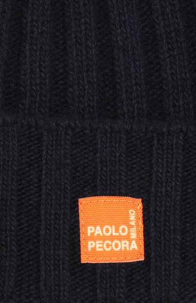 Шапка PAOLO PECORA MILANO синего цвета по цене 4840 руб., арт. PP2073, фото 3 Шапка PAOLO PECORA MILANO, арт. PP2073, фото 3