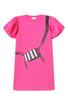 Детское платье MARC JACOBS (THE) фуксия цвета, арт. W60496 | Фото 1 (Материал подклада: Синтетический материал; Рукава: Короткие; Случай: Повседневный; Девочки Кросс-КТ: Платье-одежда; Материал внешний: Синтетический материал; Ростовка одежда: 3 года | 98 см, 5 лет | 110 см, 7 лет | 122 см, 9 лет | 134 см, 12 лет | 152 см, 2 года | 92 см, 4 года | 104 см)