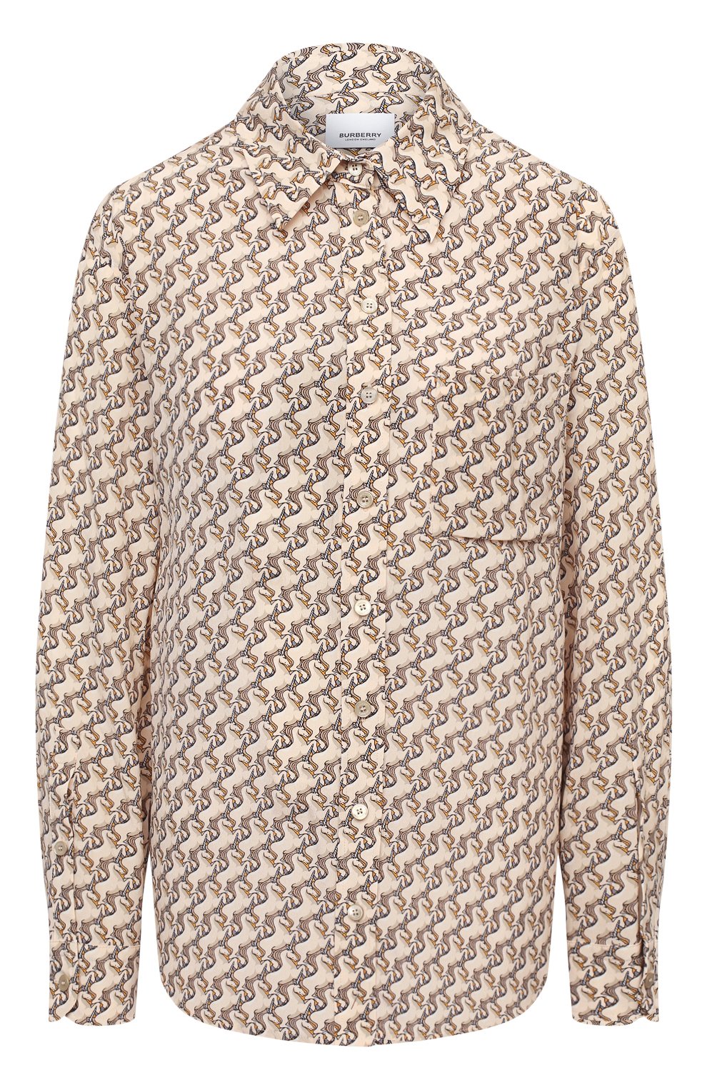 Шелковая рубашка BURBERRY, арт. 8032108, фото 1