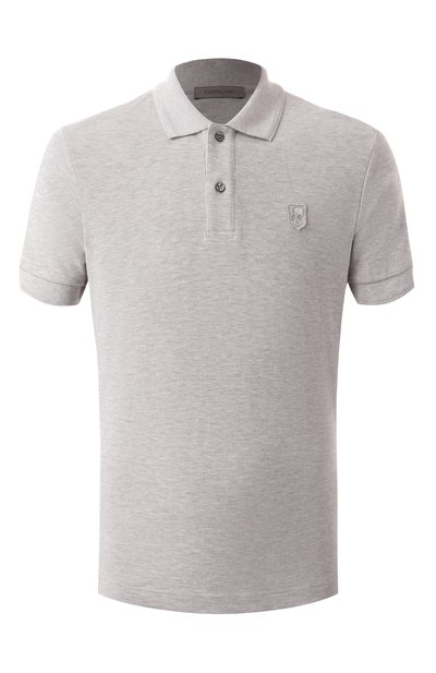 Хлопковое поло CORNELIANI серого цвета по цене 31500 руб., арт. 25G570-2525045, фото 1 Хлопковое поло CORNELIANI, арт. 25G570-2525045, фото 1