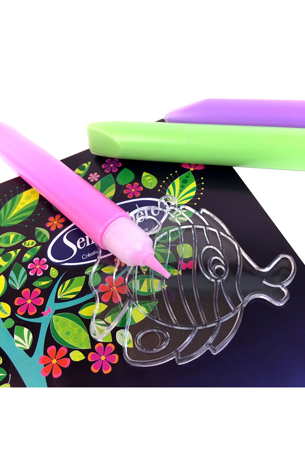 Воздушный витраж рыбки SENTOSPHERE, арт. 242, фото 5