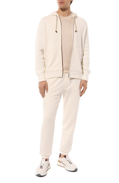 Кожаные кроссовки BRUNELLO CUCINELLI, арт. MZUFSB2184, фото 2