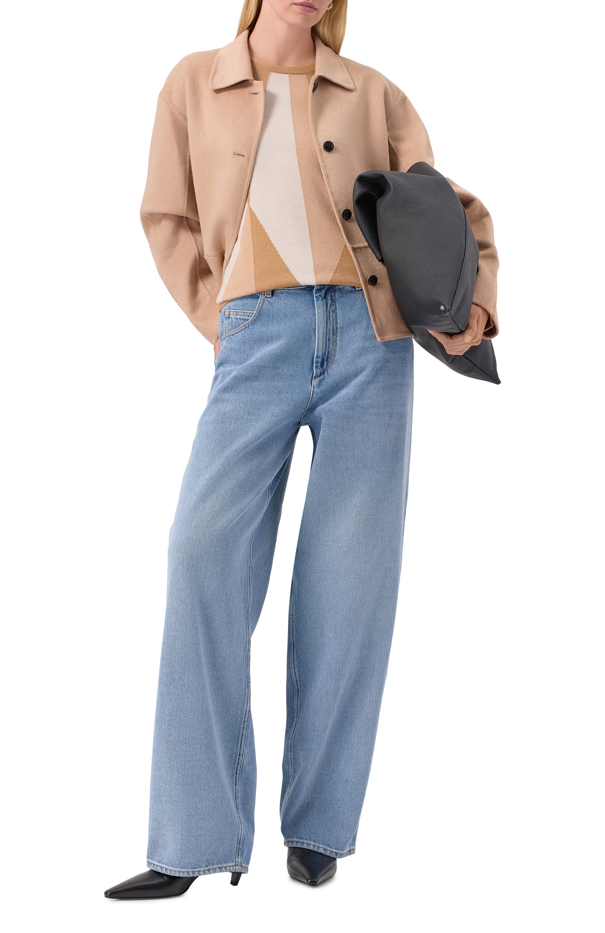 Пуловер из шерсти и кашемира EMPORIO ARMANI, арт. EW002610/AF21387/FB002, фото 2