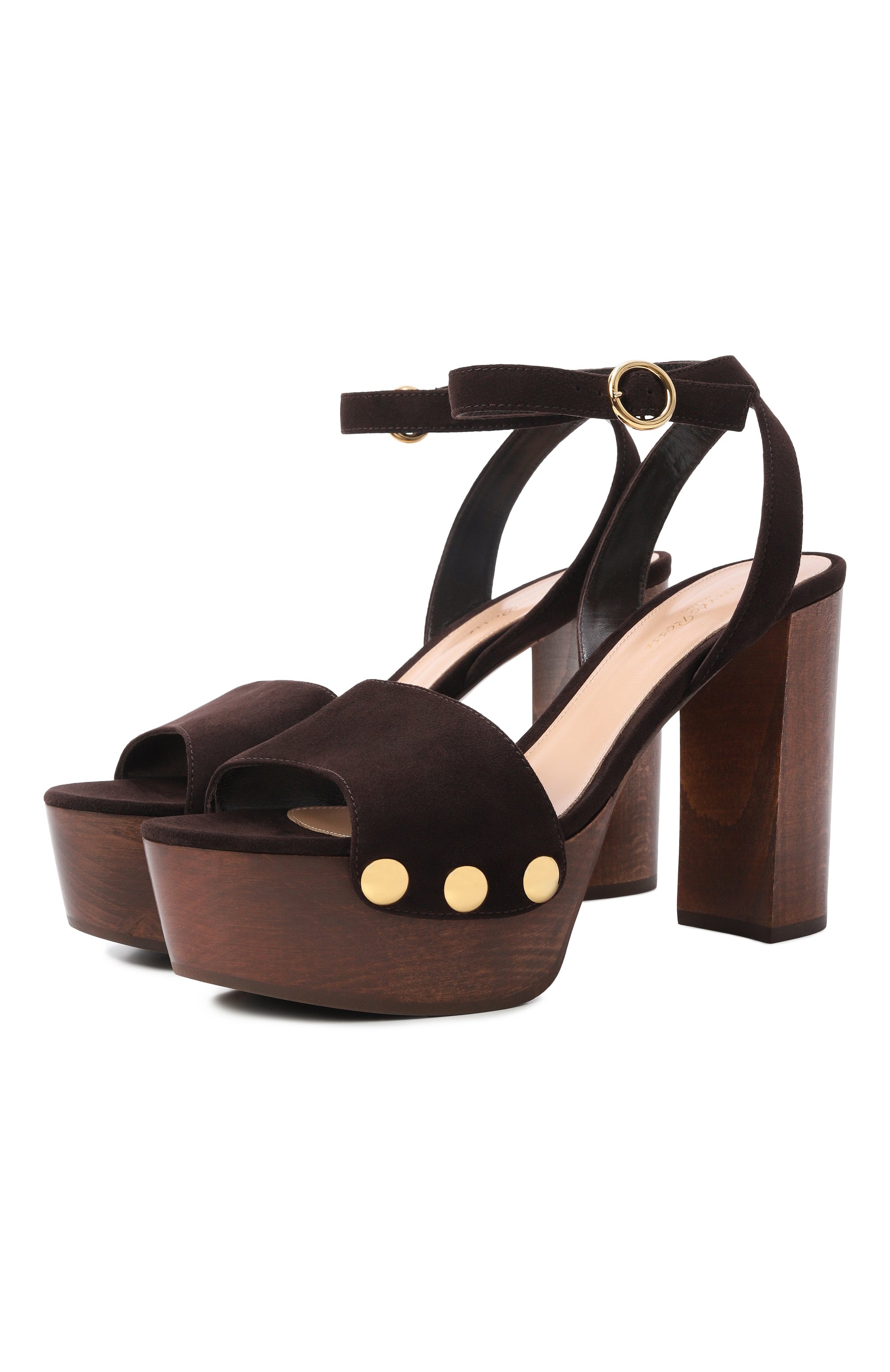 Замшевые босоножки ardéa 110 GIANVITO ROSSI, арт. G32753.70LEG.CAMM0KA, фото 1