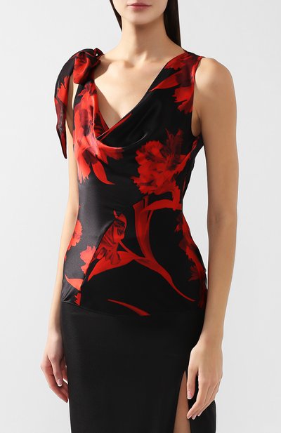 Шелковый топ ROBERTO CAVALLI, арт. IQT610/SZP68, фото 3