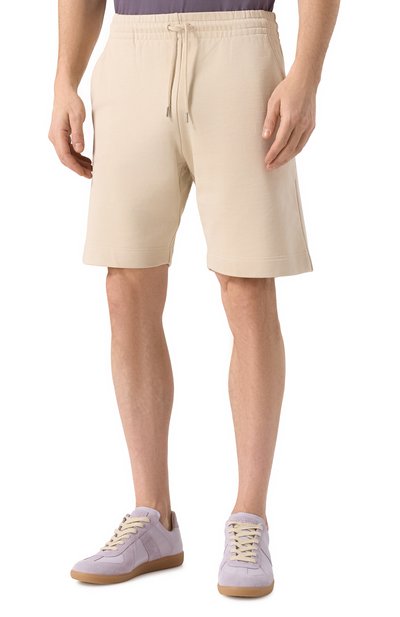 Хлопковые шорты DRIES VAN NOTEN светло-бежевого цвета по цене 27050 руб., арт. 251-021158-1610, фото 3 Хлопковые шорты DRIES VAN NOTEN, арт. 251-021158-1610, фото 3