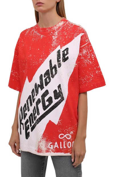 Хлопковая футболка ACNE STUDIOS, арт. AL0239, фото 3