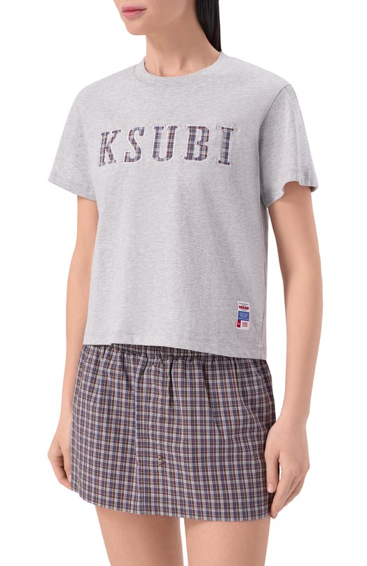 Хлопковая футболка Ksubi WSP26TE015 Серый  WSP26TE015 Фото 3