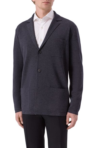 Шерстяной пиджак CORNELIANI, арт. 26M586-2625164, фото 3