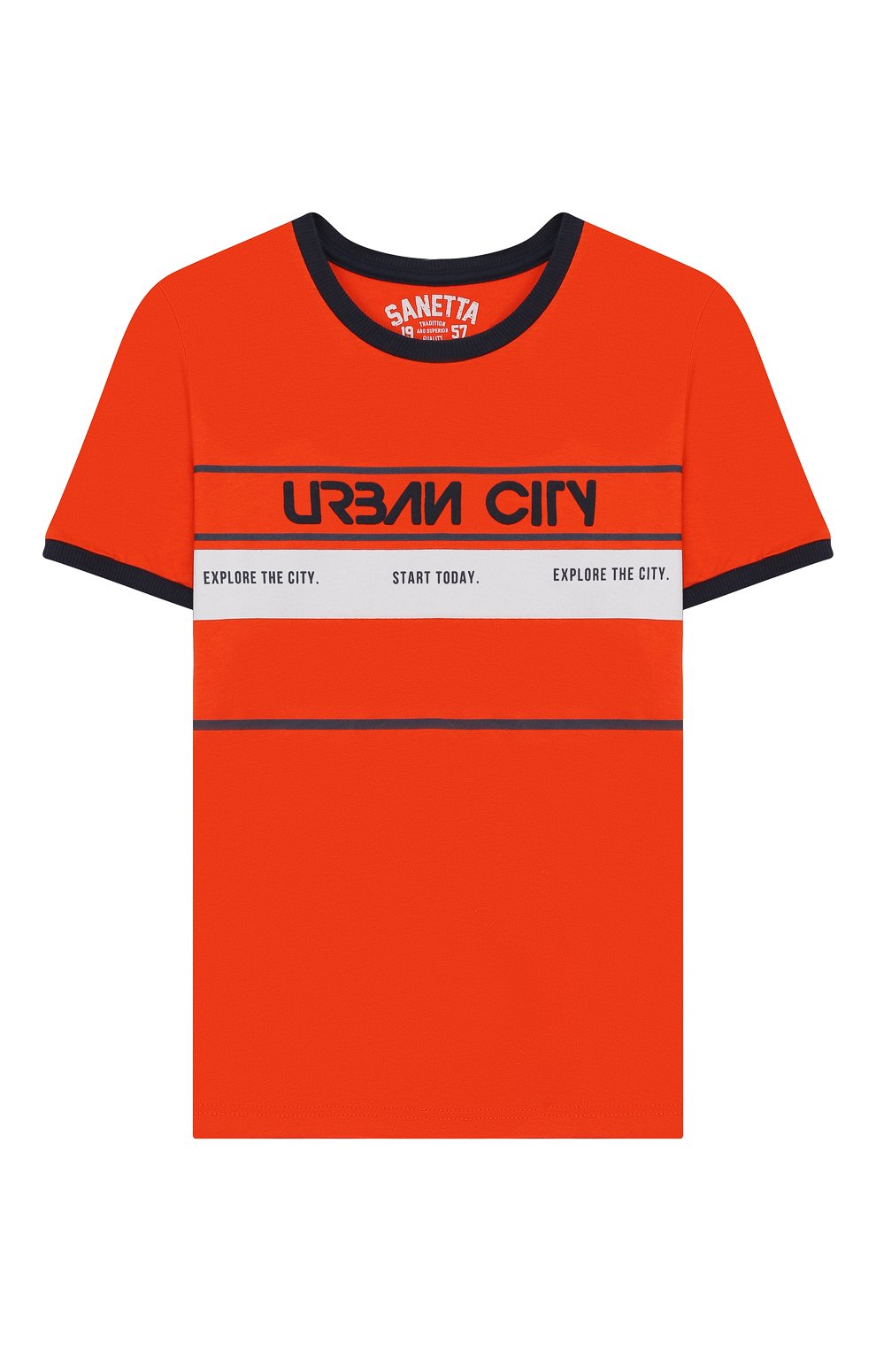 Хлопковая футболка SANETTA, арт. 244696 2482, фото 1