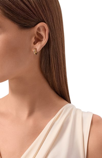 Серьги NUMBERING золотого цвета по цене 26650 руб., арт. 3126/G0LD, фото 2 Серьги NUMBERING, арт. 3126/G0LD, фото 2