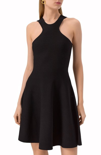 Платье из вискозы JACOB LEE черного цвета по цене 57900 руб., арт. WKD030SS25B, фото 3 Платье из вискозы JACOB LEE, арт. WKD030SS25B, фото 3