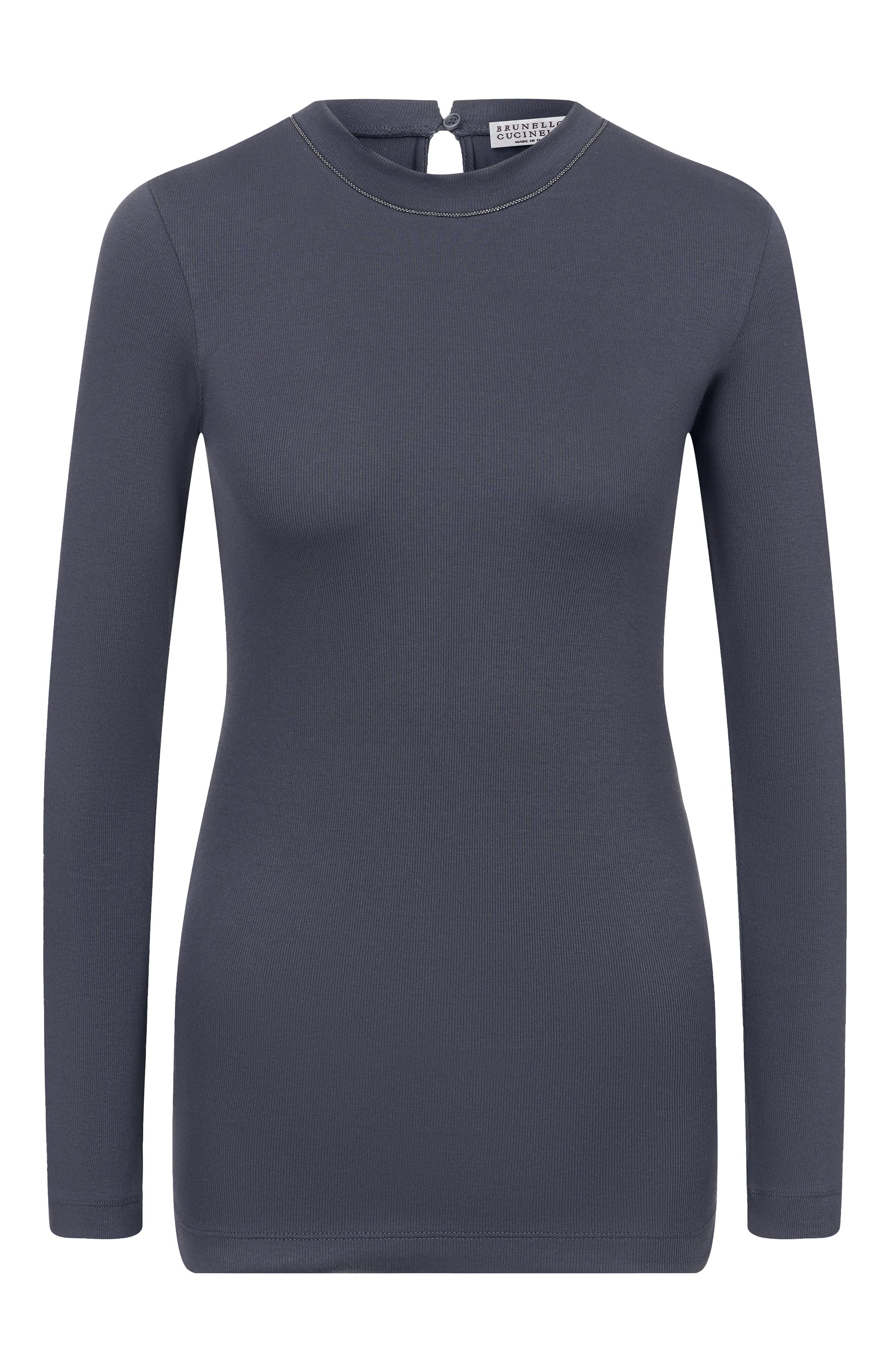 Хлопковый лонгслив BRUNELLO CUCINELLI, арт. MPTC8BJ300, фото 1