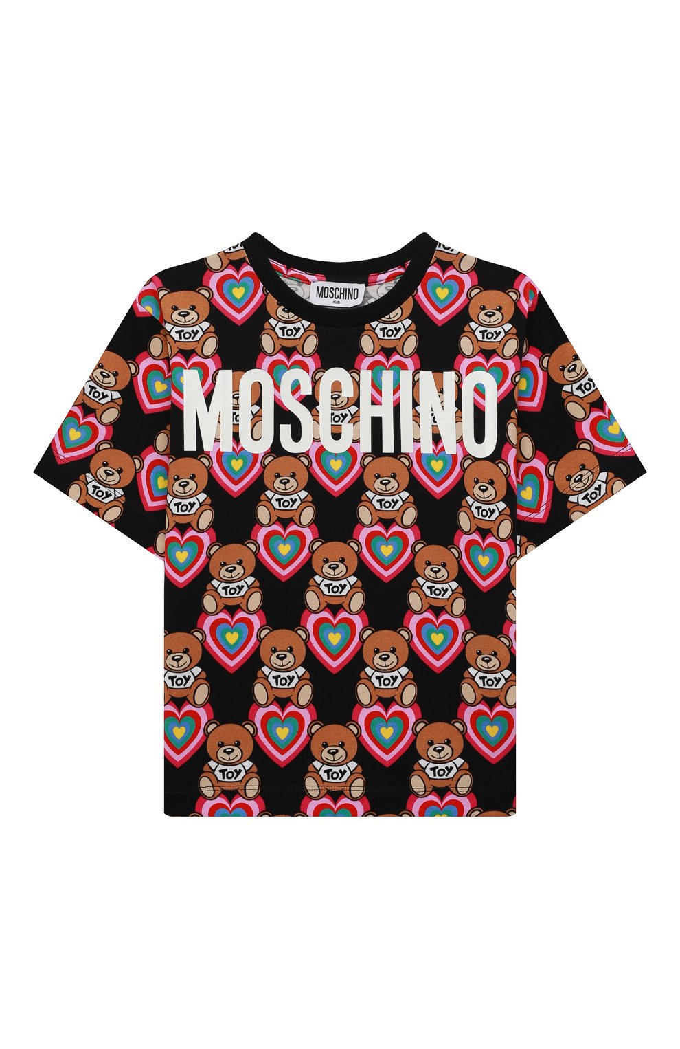 Хлопковая футболка MOSCHINO, арт. HKM02T/LBBA8/4A-8A, фото 1